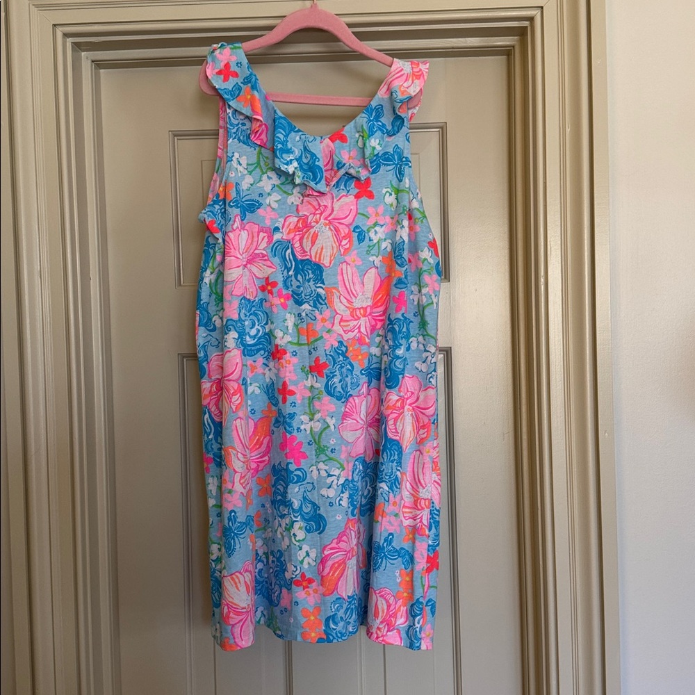 Lilly Pulitzer Girls Dress - Pink and Blue - Picture 6 of 6